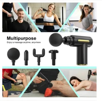Portable Mini Muscle Massage Gun-Handheld Electric Deep Tissue Percussion Muscle Massager, Ultra Quiet Pain Relief Fascia Gun