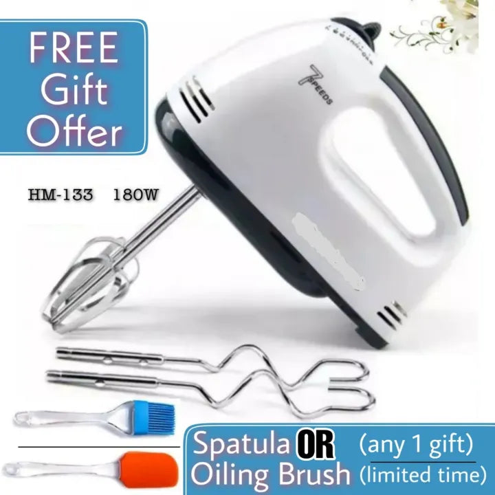 Electric Hand Mixer Cake Egg Beater, Cream Blender Whisker Machine, Hand Beater, Baking Tool_Scarlett Beater