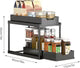 2 Tier Under Sink Organizer Sliding Cabinet Basket