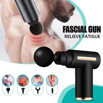 Portable Mini Muscle Massage Gun-Handheld Electric Deep Tissue Percussion Muscle Massager, Ultra Quiet Pain Relief Fascia Gun
