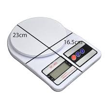EXORT Digital Kitchen Scale 10kg Small Weight Machine for Weighing Food Vegetable Fruit Jewelry and Postal Parcels